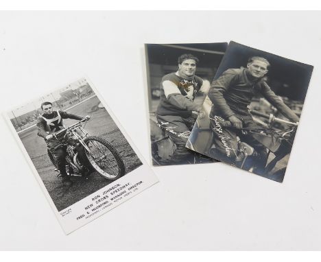 Speedway, G Newton, L Van Praag, Ron Johnson R/P's   (3)