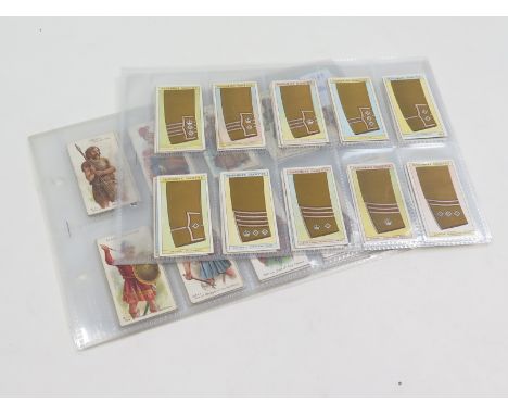 Military sets - Churchman Army Badges of Rank, and Players Arms & Armour set, cat £235 Good (2)