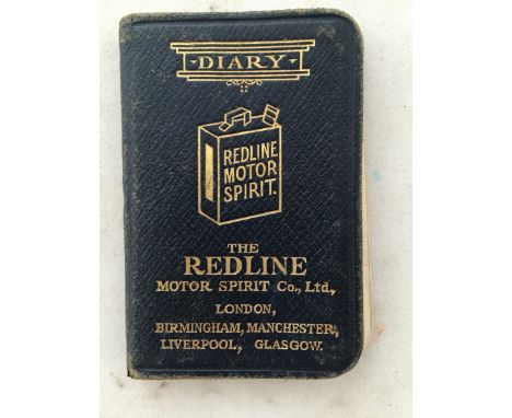 A rare Redline Motor Spirit diary for 1926.