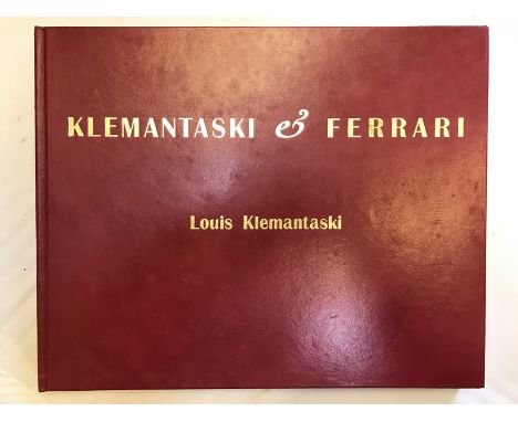 Klementaski @ Ferrari - one of only 200 copies of this book finished in leather (49/200), the other 1000 copies were bound in