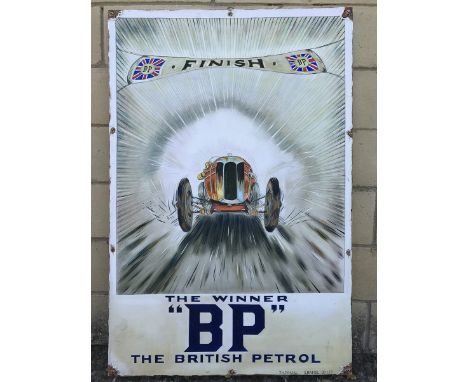 A decorative oil on canvas depicting the BP Winner, 24 x 36". 