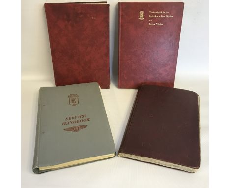 A handbook of the 20-25 hp Rolls-Royce car, a Rolls-Royce/Bentley service handbook for models including the Silver Wraith, Si