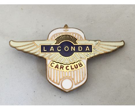 A Lagonda Car Club enamel lapel badge by Firmin of London.