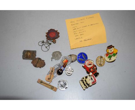 Quantity of vintage and other badges to include Ancient Order of Foresters, Red Cross and others
