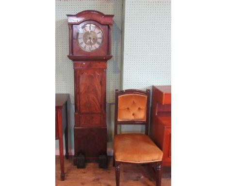 Rathbone, Middlewich, a part-early 19th century mahogany longcase clock, the eight day movement faced by named circular and s