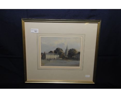 Framed and mounted oil by Richard W. Marshall of Malton 