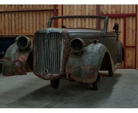 1939 Maybach SW-38 Drophead CoupéCoachwork by J.H. Jensen of Højer, DenmarkChassis no. 2186Engine no. 11660• Unique SW-38 à c