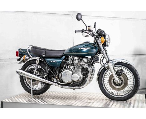 44,000 kms from new1976 Kawasaki Z1000 A1Engine no. KZT00AE029788Footnotes:Kawasaki Z1000 A1 – 1976Moteur n° KZT00AE029788C'e