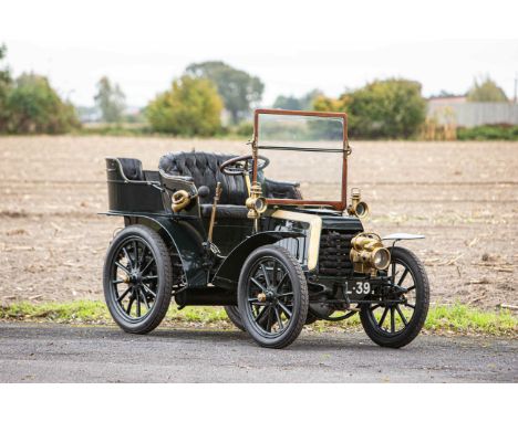 1902 Panhard &amp; Levassor Type A2 7HP tonneau à entrée par l'arrièreChassis no. 5142Engine no. 5142• Seulement quatre propr