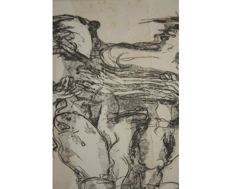 Stella Whalley. Etching titled the 'Ecstasy of St. Theresa'. Numbered 14/30. Signed. Framed and glazed. H.53 W.47 cm. 