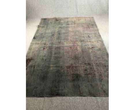 Carpet, Persian style faux distressed. L.287 W.200cm. 