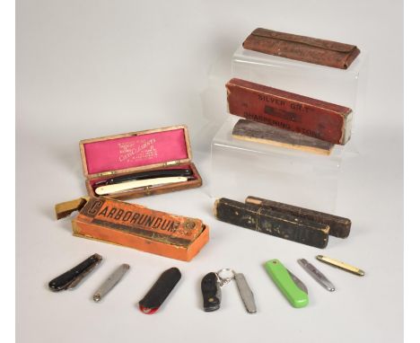 A Collection of Various Vintage Razors with Makers to include Joseph Allen and Sons, Gladwin Etc, together with Various Pocke