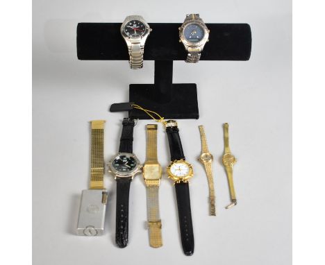 A Collection of Vintage and Modern Wristwatches to include Two Ladies Examples by F Hinds, Philip Persio, Avia Etc together w