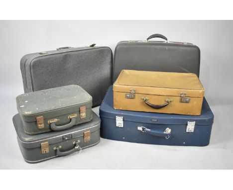 A Collection of Various Vintage and Later Traveling Cases to include Antler Etc