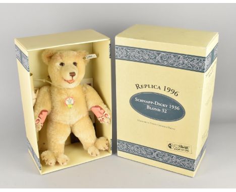 A Steiff Replica 1996 Schnapp-Dicky 1936 Blond 32, In Box