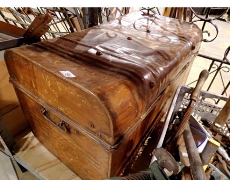 Metal chest containing tools fastenings and fixings. Not available for in-house P&amp;P 