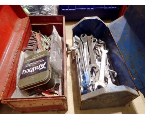 Two toolboxes of mixed tools. Not available for in-house P&amp;P 