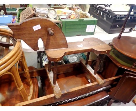 Oak rocking horse. Not available for in-house P&amp;P 