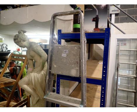 Six step aluminium ladder. Not available for in-house P&amp;P 