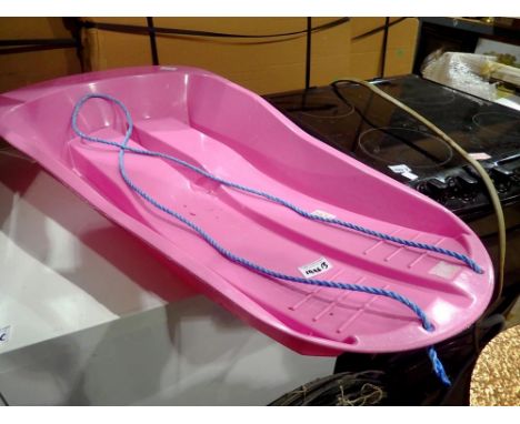 Pink childs sled. Not available for in-house P&P 
