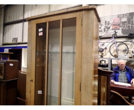 Three shelf display cabinet, 66 x 30 x 130 cm H. Not available for in-house P&amp;P 