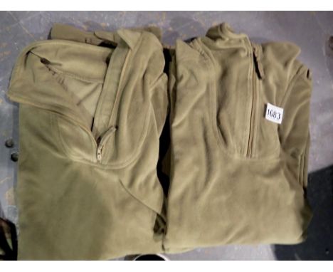 Five current issue British Army fleeces. UK P&amp;P Group 1 (£16+VAT for the first lot and £2+VAT for subsequent lots) 