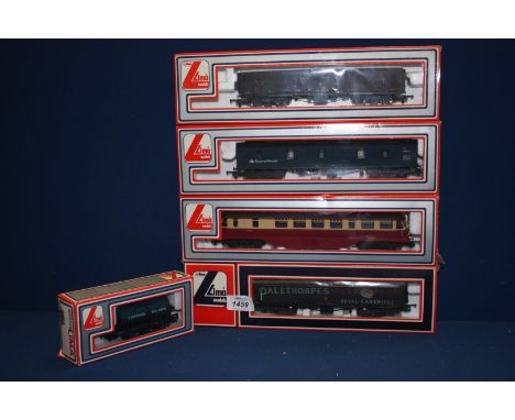 Four boxed Lima OO gauge Models including Express Dairies