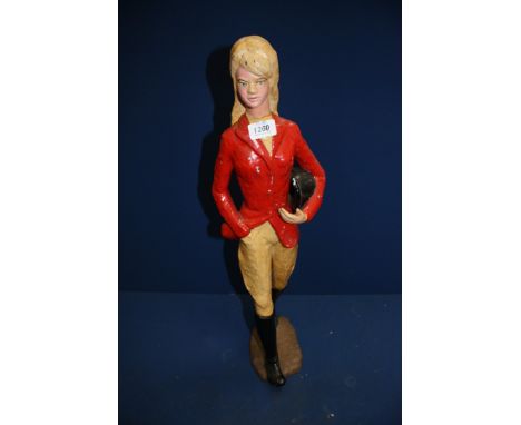 A Terracotta model of a Hunts woman, 23" high