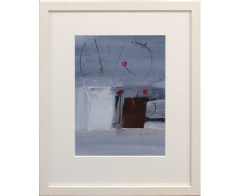 MOLLY E HARRIS (GUERNSEY, B.1946)   “Midwinter Window” , Signed and dated 2015, oil on board, 28.5cm x 21cm ,