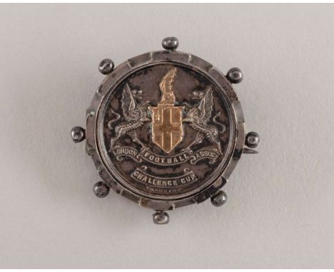 H.T Offer a Royal Arsenal white-metal London Football Association Challenge Cup medal, 1889-90, the obverse inscribed LONDON 