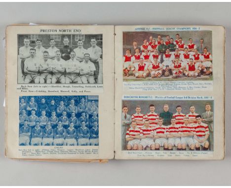 A nice 1930's Autograph and scrapbook, featuring team autographs of many sides from the era including Arsenal, Leeds United, 