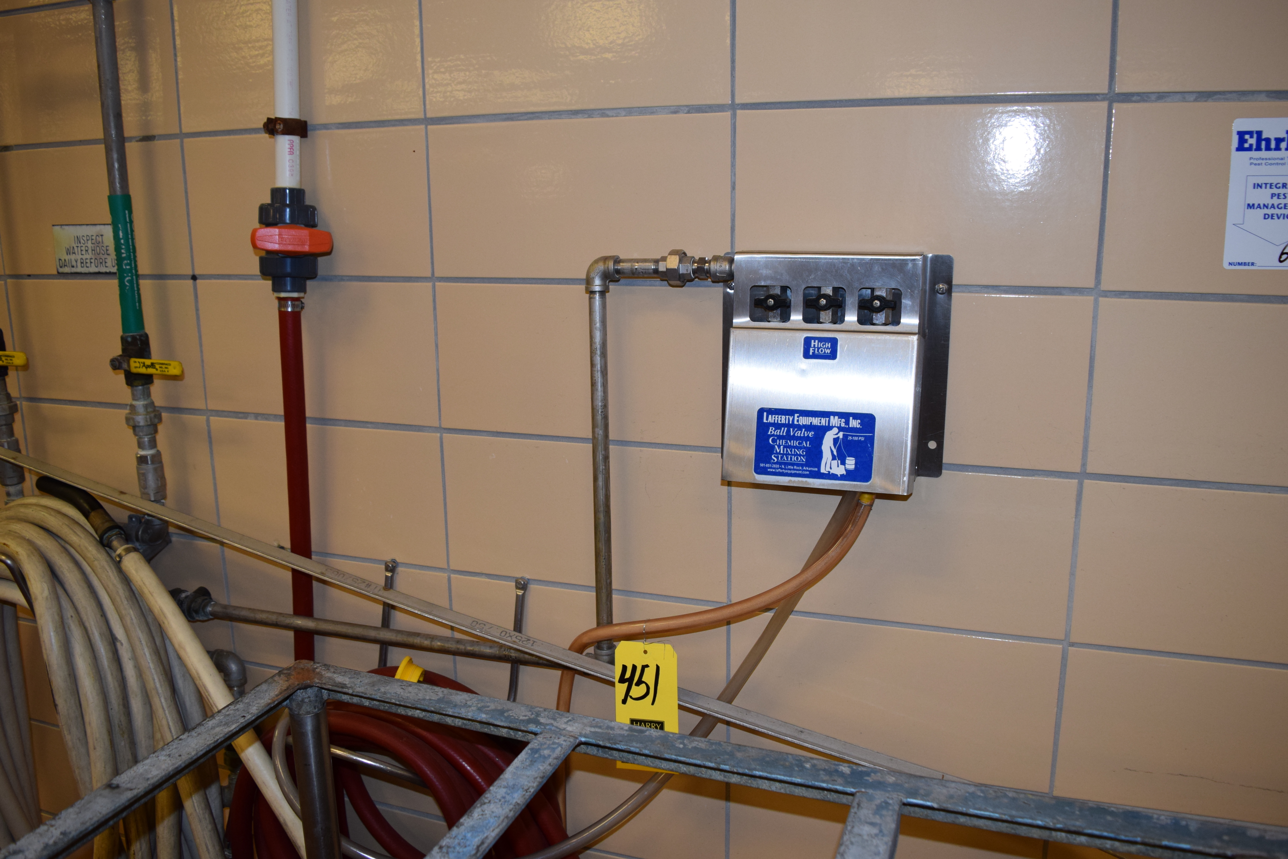 Lafferty Ball Valve Chemical Mixing Station