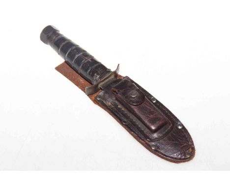 Vietnam Ware USA pilots survival/combat knife with scabbard.