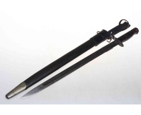 U.S. 1917 Remington military bayonet and scabbard.