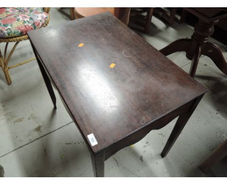 A 19th Century mahogany side table, approx. 69 x 46cm