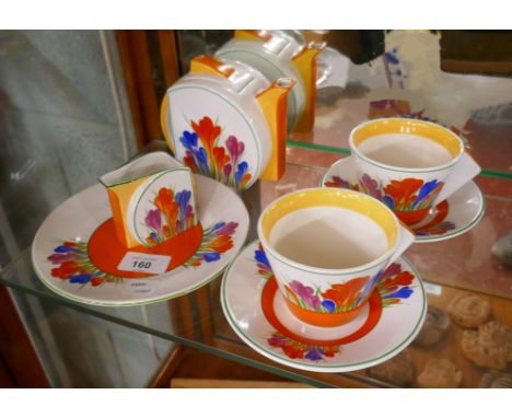 L/E Tea for Two commemorative Clarice Cliff service 