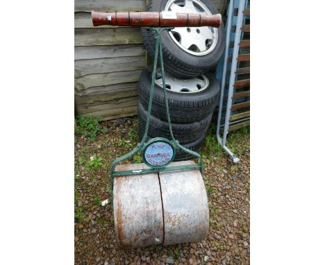 Antique garden roller 