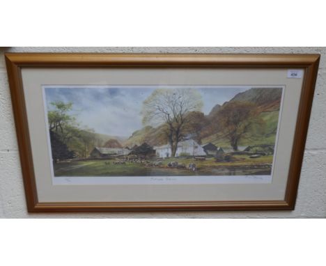 L/E signed print - Outlook Brighter indistinct signature 