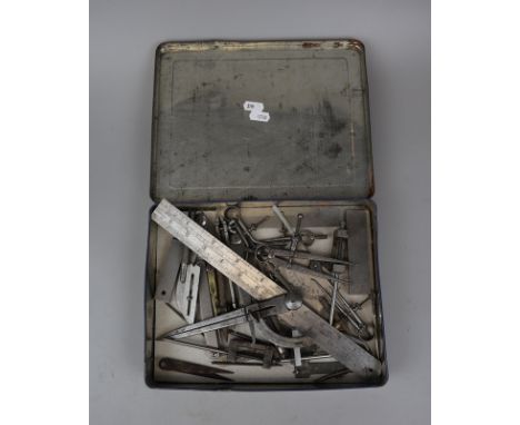 Tin of engineers tools 