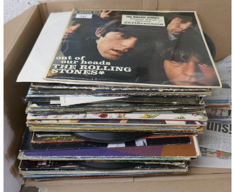 Collection of vinyl LPs to include Rolling Stones etc. 