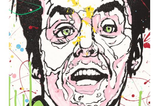 Alec Monopoly Jack Nicholson In Green Painting 2011 Acrylic On
