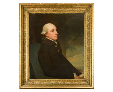Portrait, believed to be of James Dunlop (1741-1816) of Tollcross, Carmyle and Garnkirk, three quarter length, seated, facing