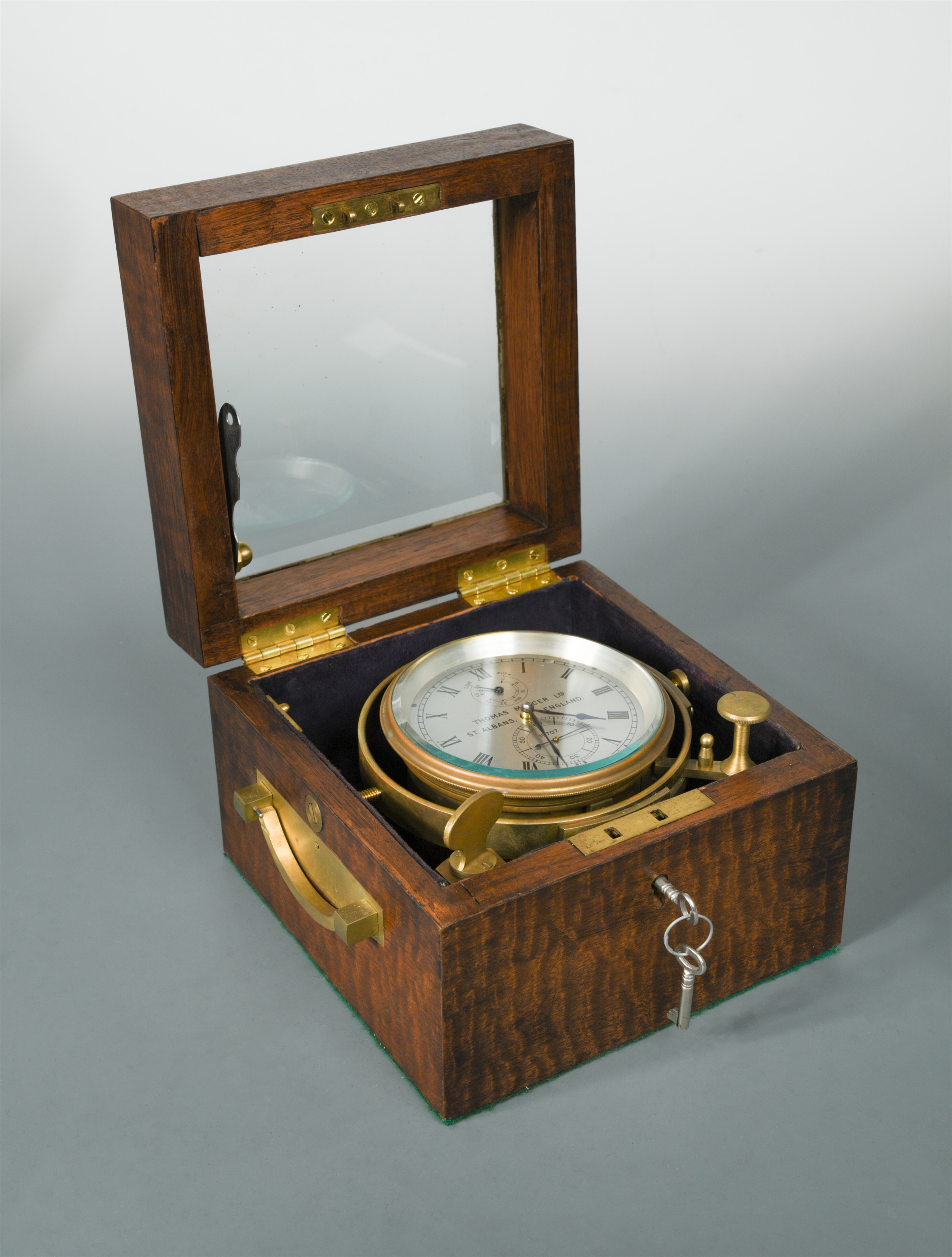 A 20th century marine chronometer by Thomas Mercer, in Cheffins Fine Art