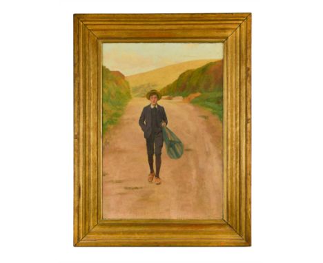 'Summer Holidays' signed lower left "Gunning King 1885" and titled to the reverse oil on canvas 73 x 50cmFootnote: Provenance