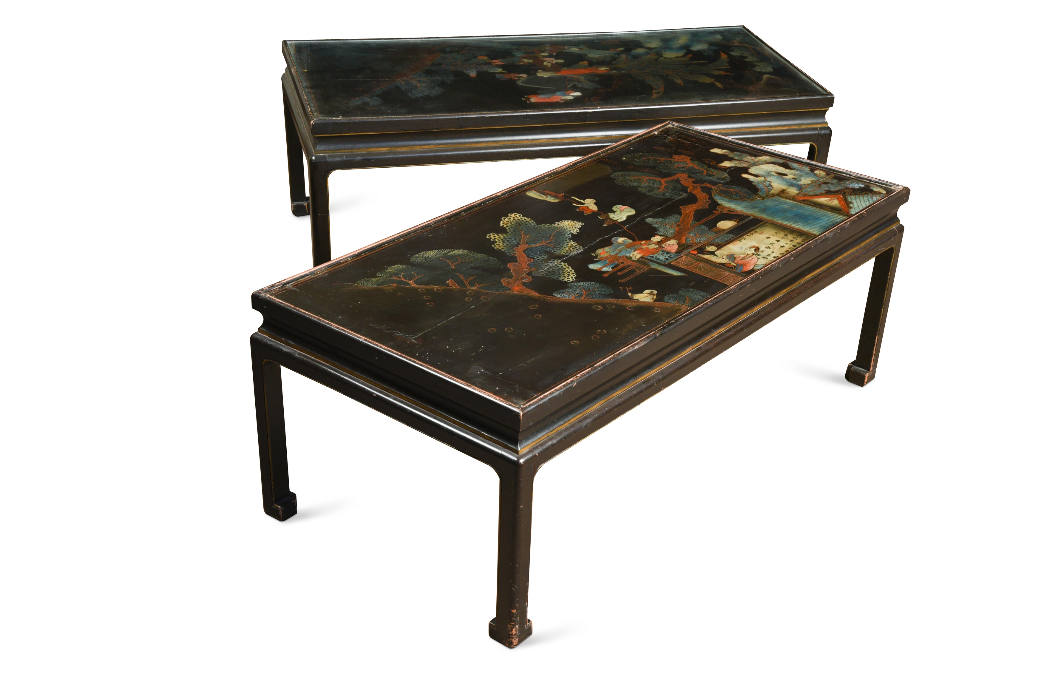 A pair of Chinese coffee tables, in Cheffins Fine Art