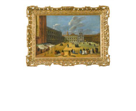 The Piazza San Marco, Venice, looking West towards San Geminiano oil on canvas 25.5 x 39.5cmFootnote: Provenance: Christie's,