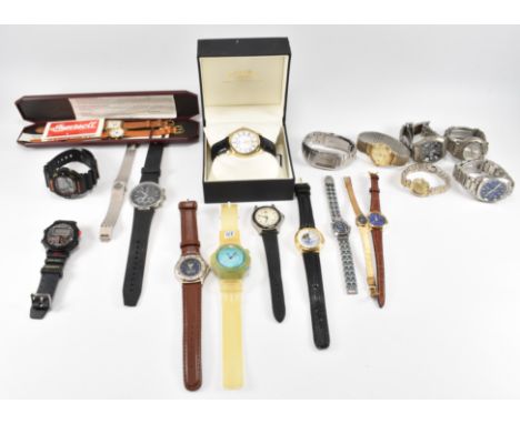 A collection of vintage wrist watches to include Rotary, Sekonda, swiss empress, Louis Picard, Vivaldi, Reflex, Courage, Time