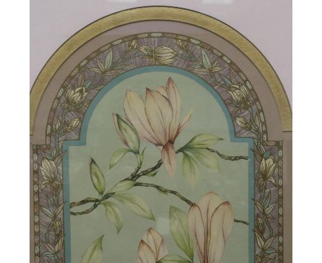 Dawn Michelle Seddon (b. 1979): colour lithograph, natural flora, limited edition 40/1000, signed in pen, 51 x 30 cm. Not ava