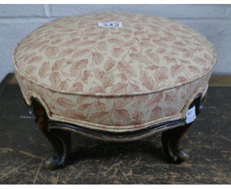 Small Victorian foot stool 