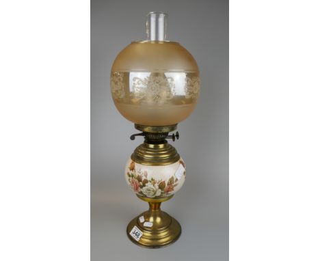 Oil lamp - Approx H: 54cm 